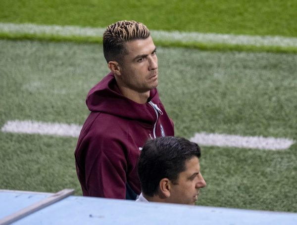 MALMO (Sweden), 29/09/2026.- Portugal's Cristiano Ronaldo attends the national team training session at Eleda Stadium in Malmo, Sweden, 29 September 2026. Portugal will face Denmark in a UEFA Nations League match on 01 October. (Dinamarca, Suecia)