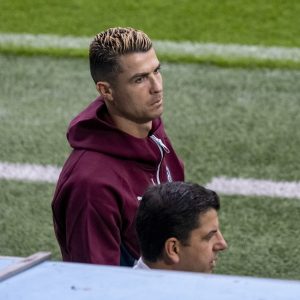 MALMO (Sweden), 29/09/2026.- Portugal's Cristiano Ronaldo attends the national team training session at Eleda Stadium in Malmo, Sweden, 29 September 2026. Portugal will face Denmark in a UEFA Nations League match on 01 October. (Dinamarca, Suecia)